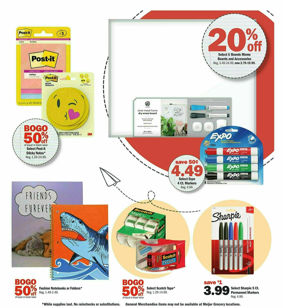 Meijer Back to School Weekly Ad from July 14