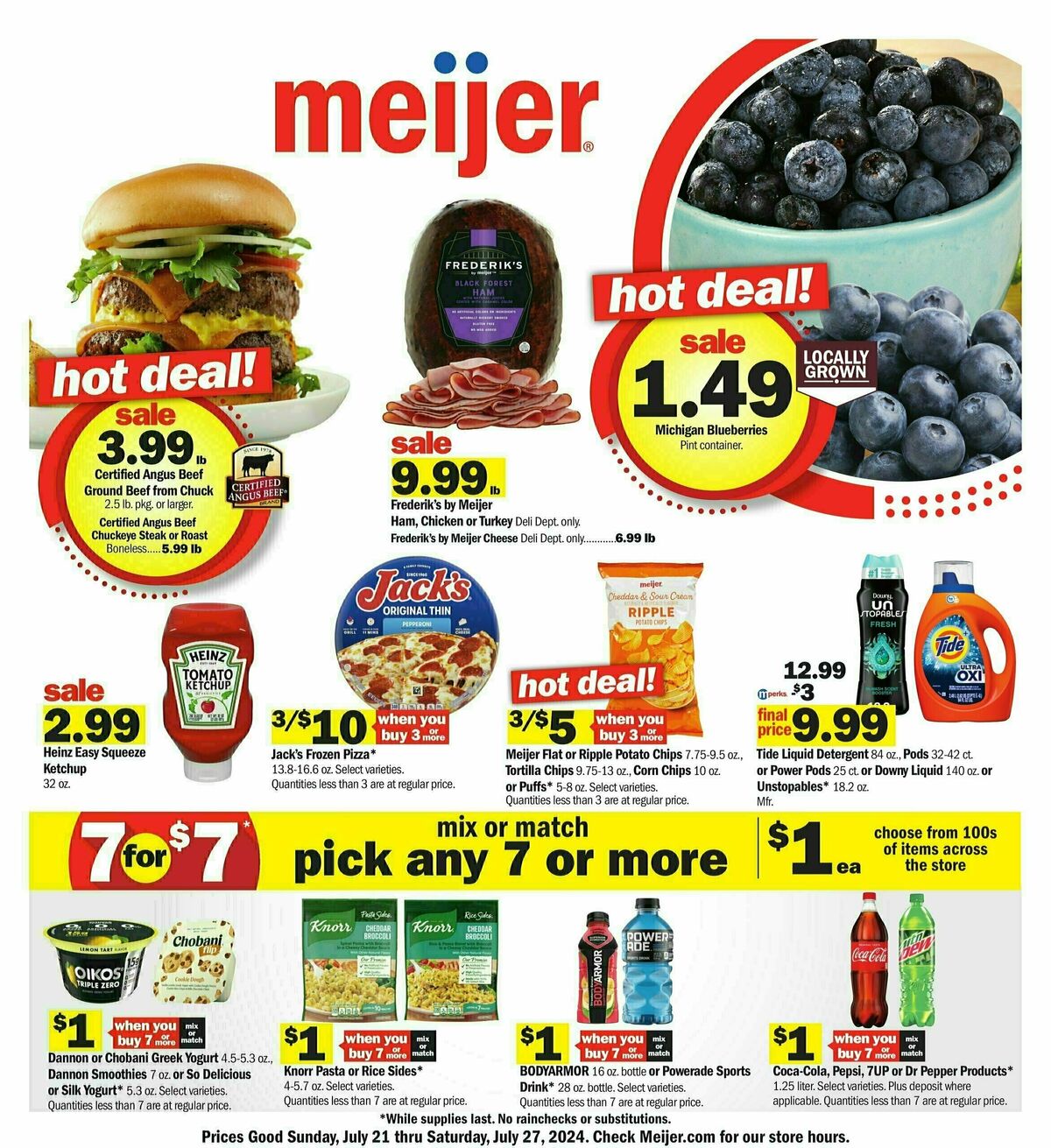 Meijer Weekly Ad from July 21