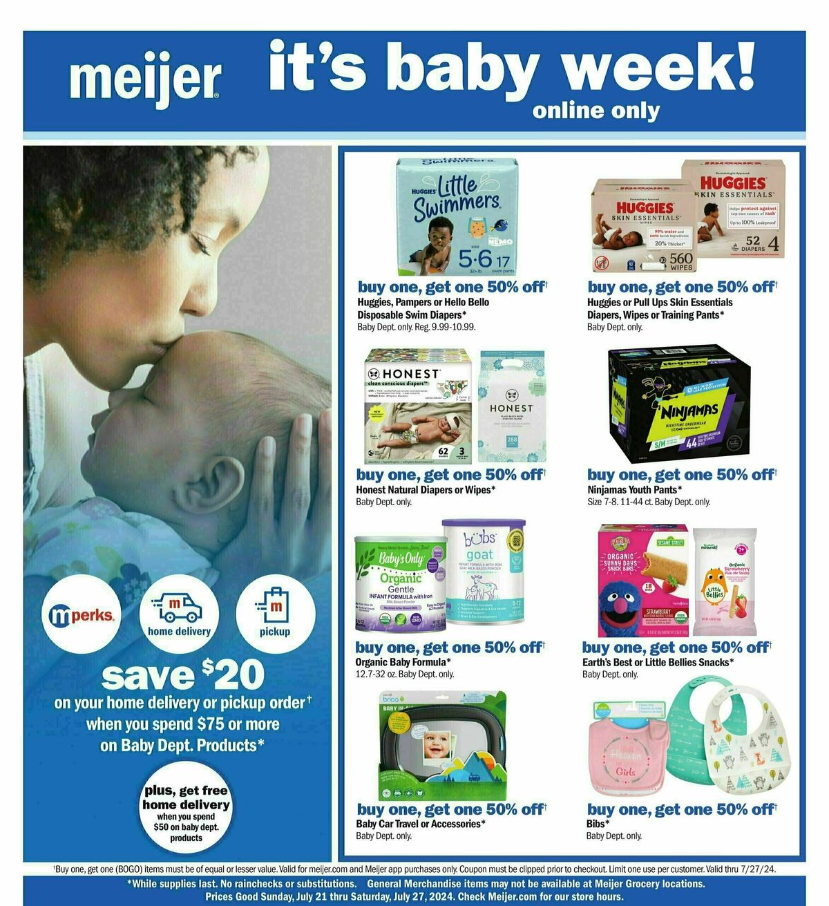 Meijer Baby Weekly Ad from July 21