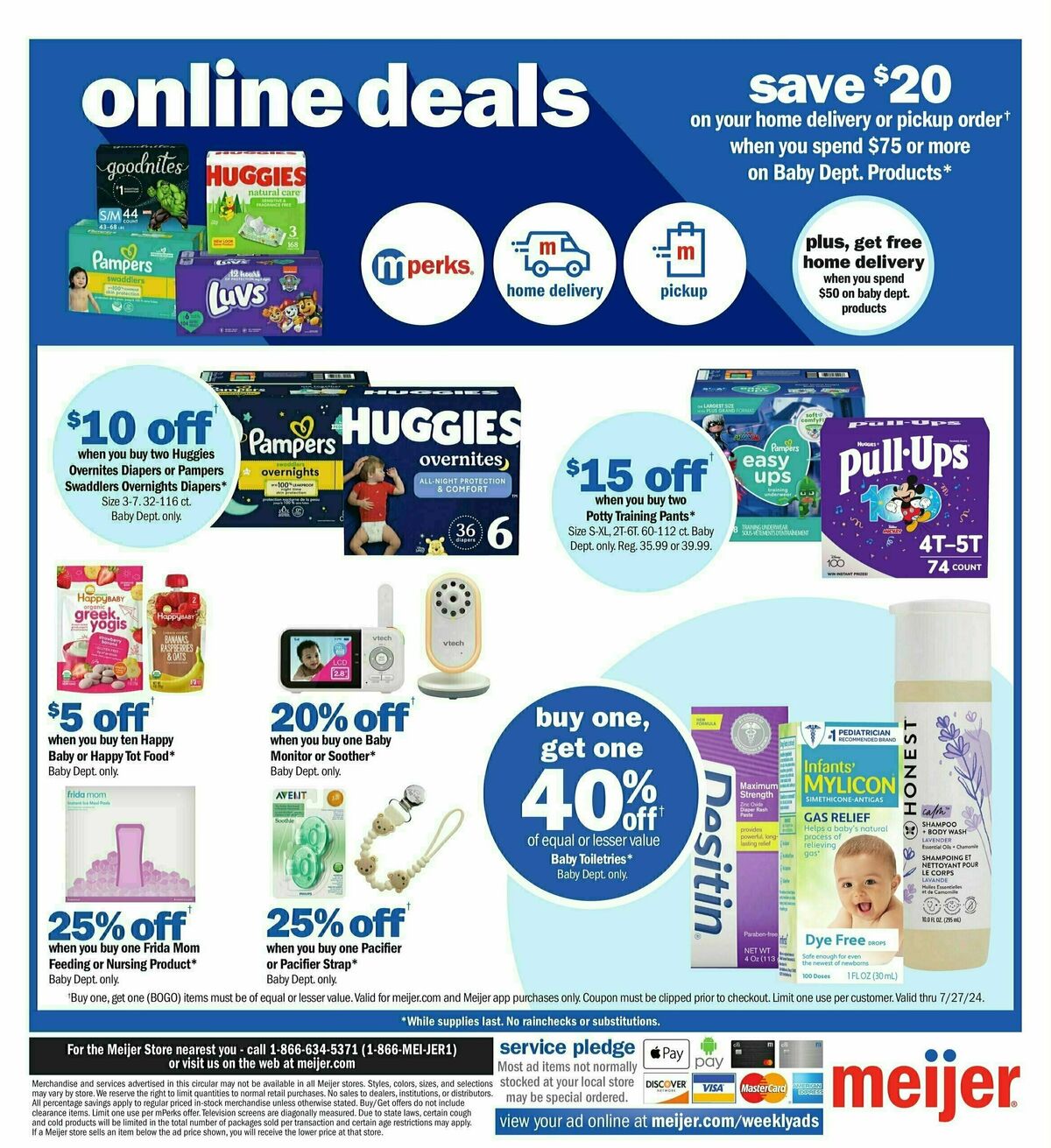 Meijer Baby Weekly Ad from July 21