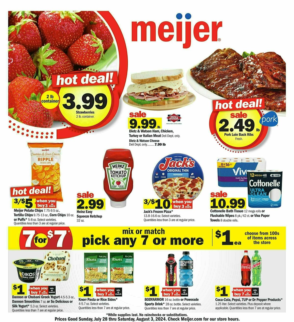 Meijer Weekly Ad from July 28