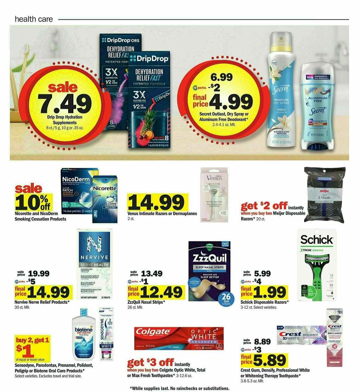 Meijer Weekly Ad from July 28