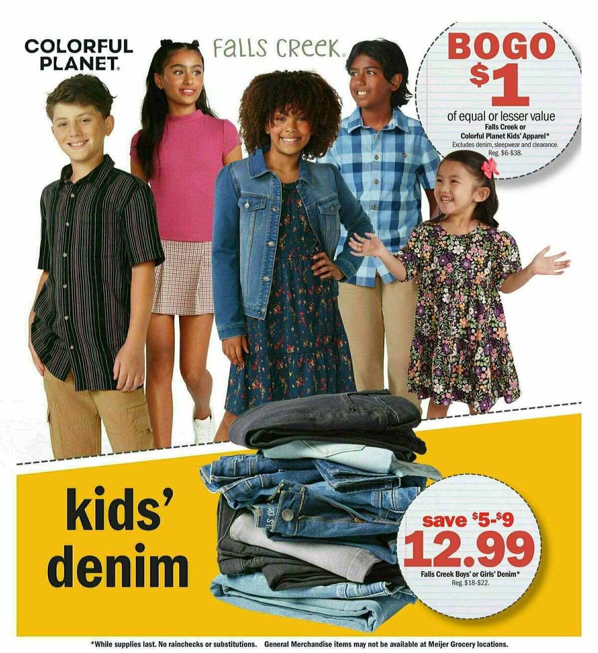 Meijer Back to School Weekly Ad from July 28