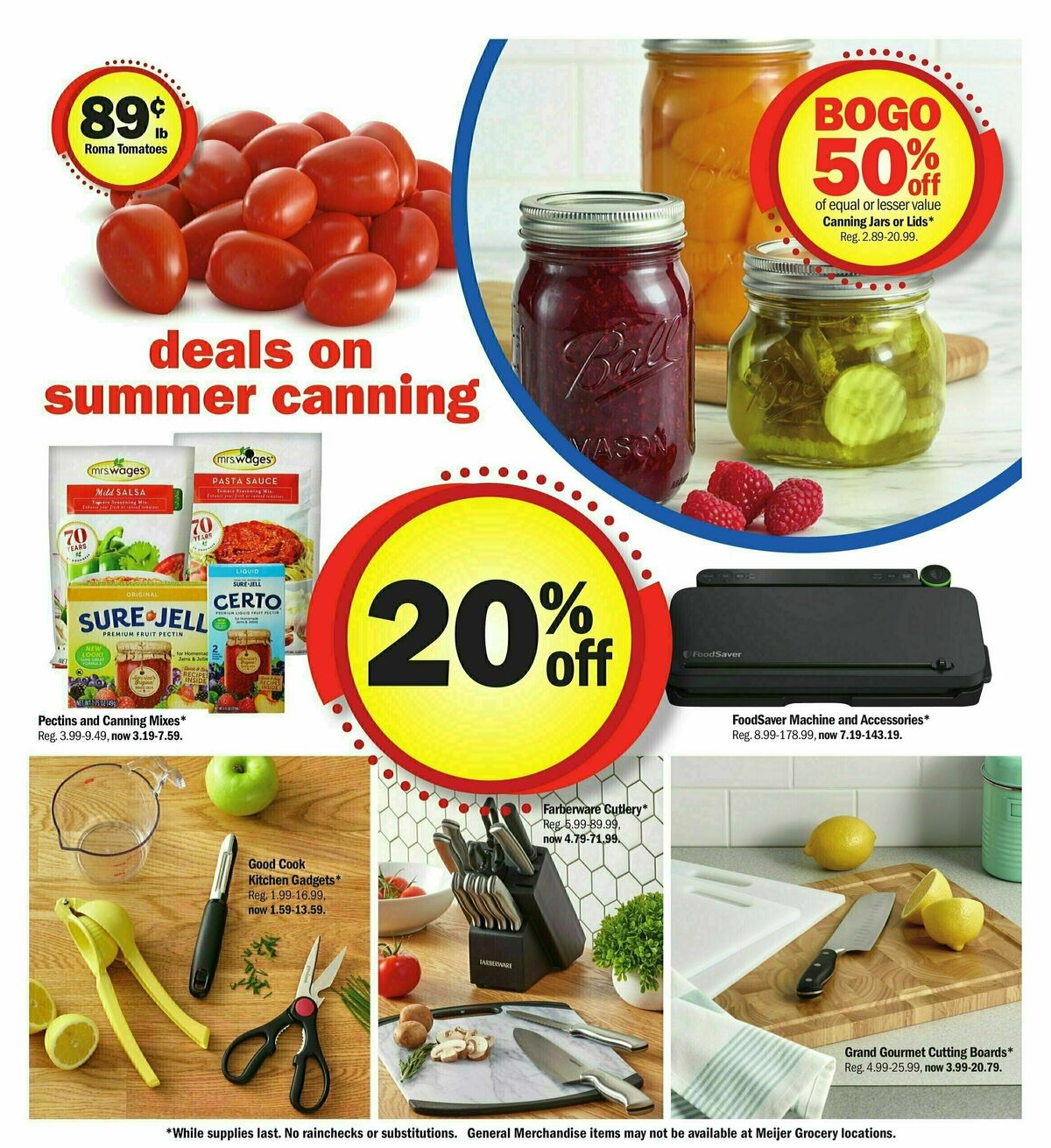 Meijer Back to School Weekly Ad from July 28