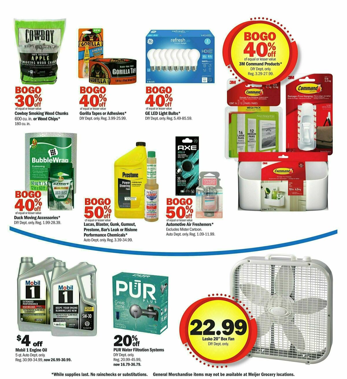 Meijer Back to School Weekly Ad from July 28