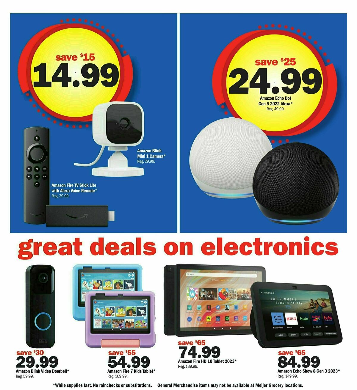 Meijer Back to School Weekly Ad from July 28