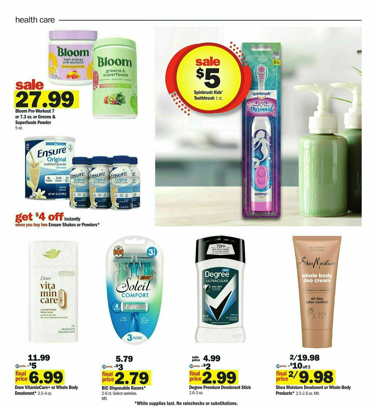 Meijer Weekly Ad from August 4