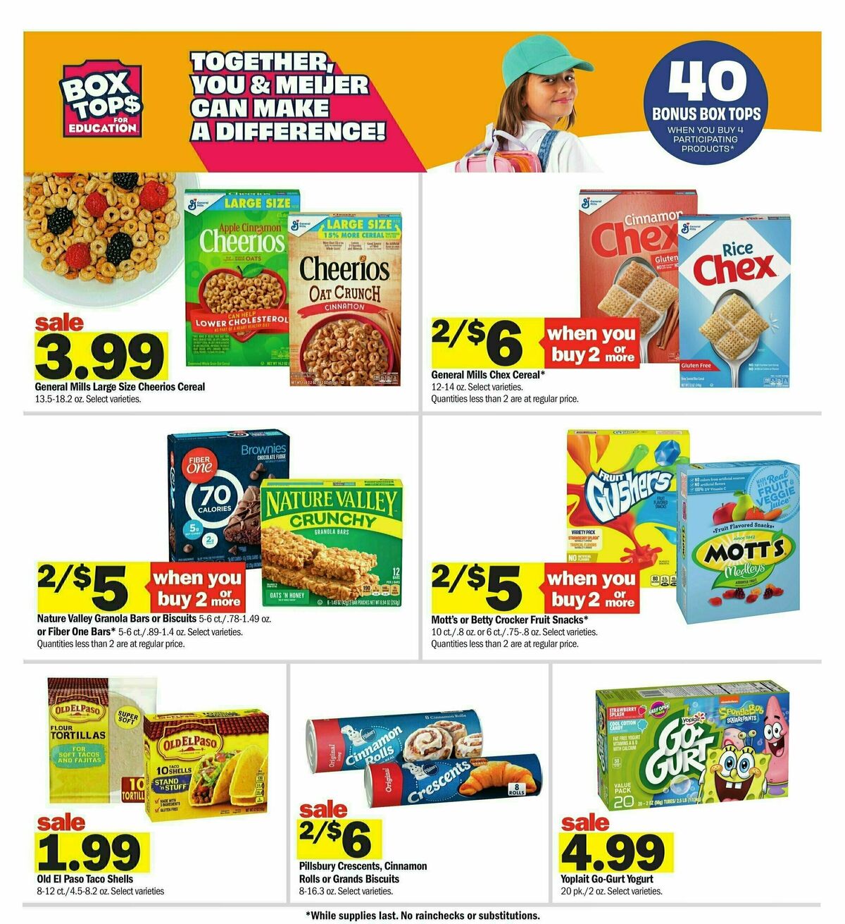 Meijer Weekly Ad from August 4