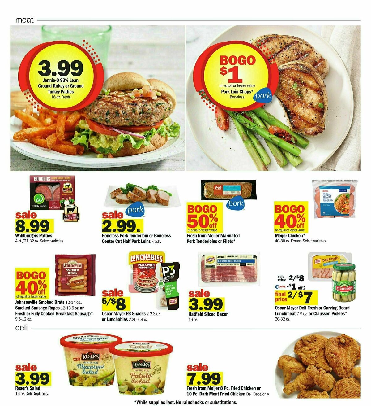 Meijer Weekly Ad from August 4