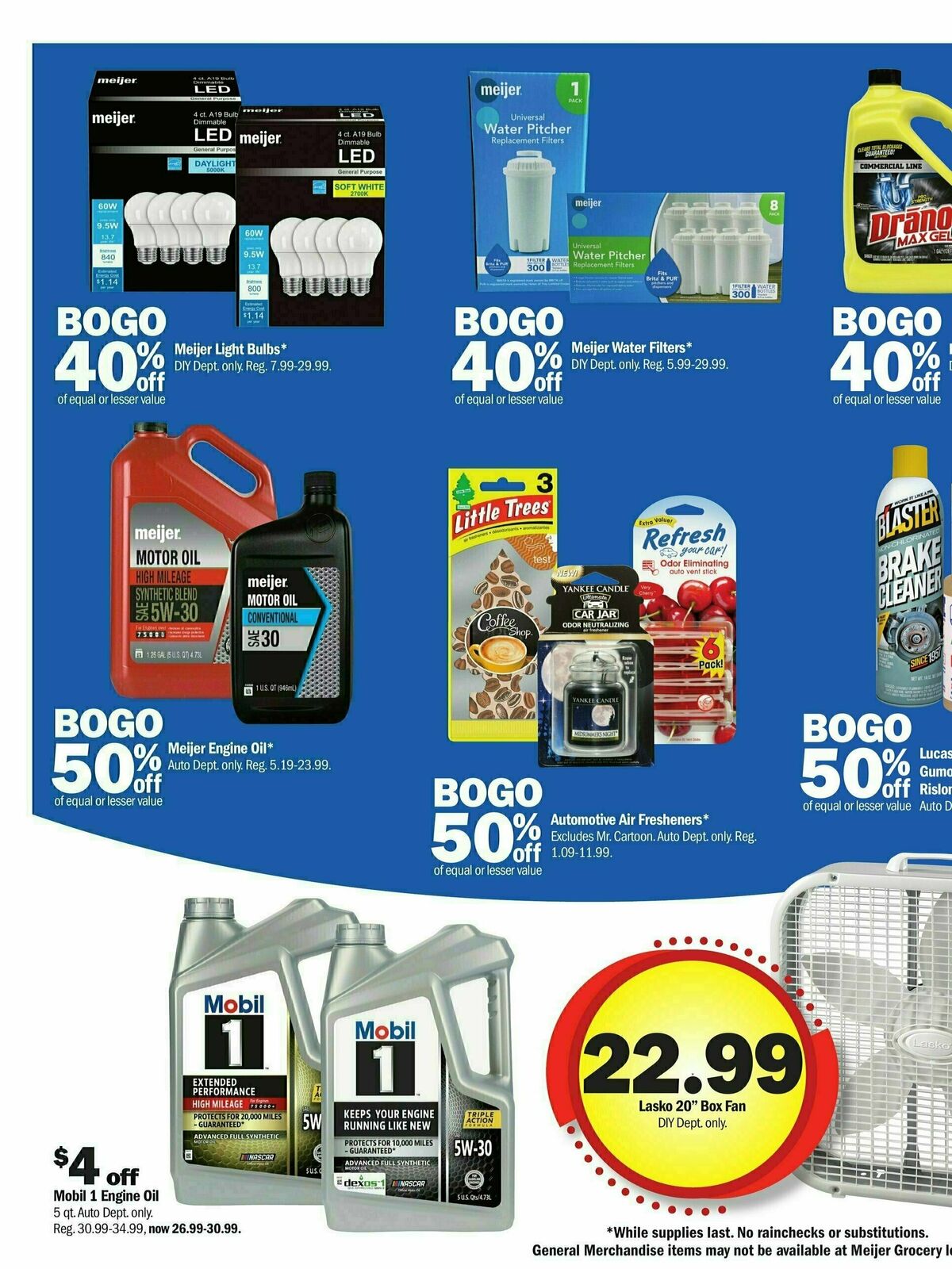 Meijer Back to School Weekly Ad from August 4