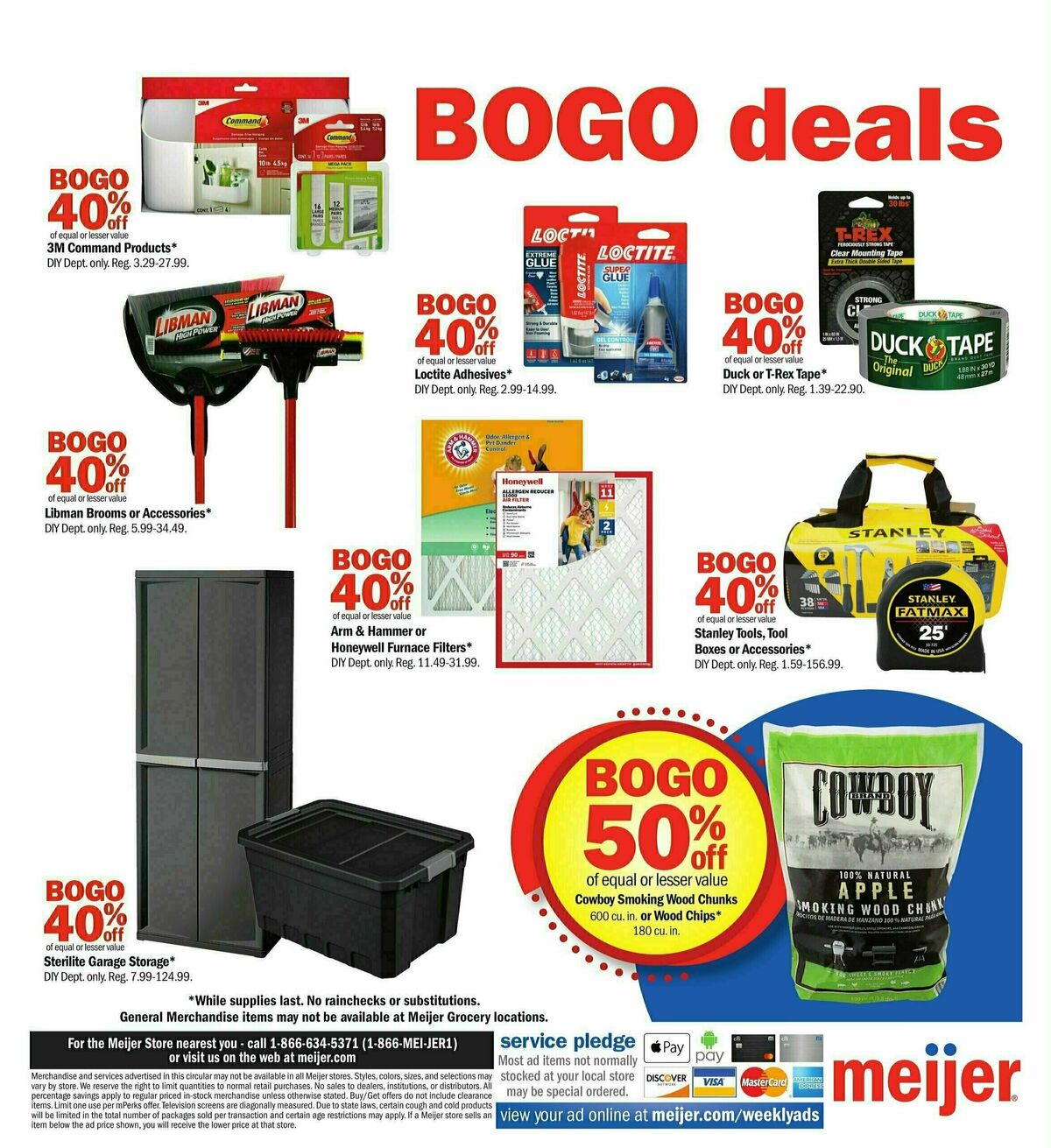 Meijer Back to School Weekly Ad from August 4