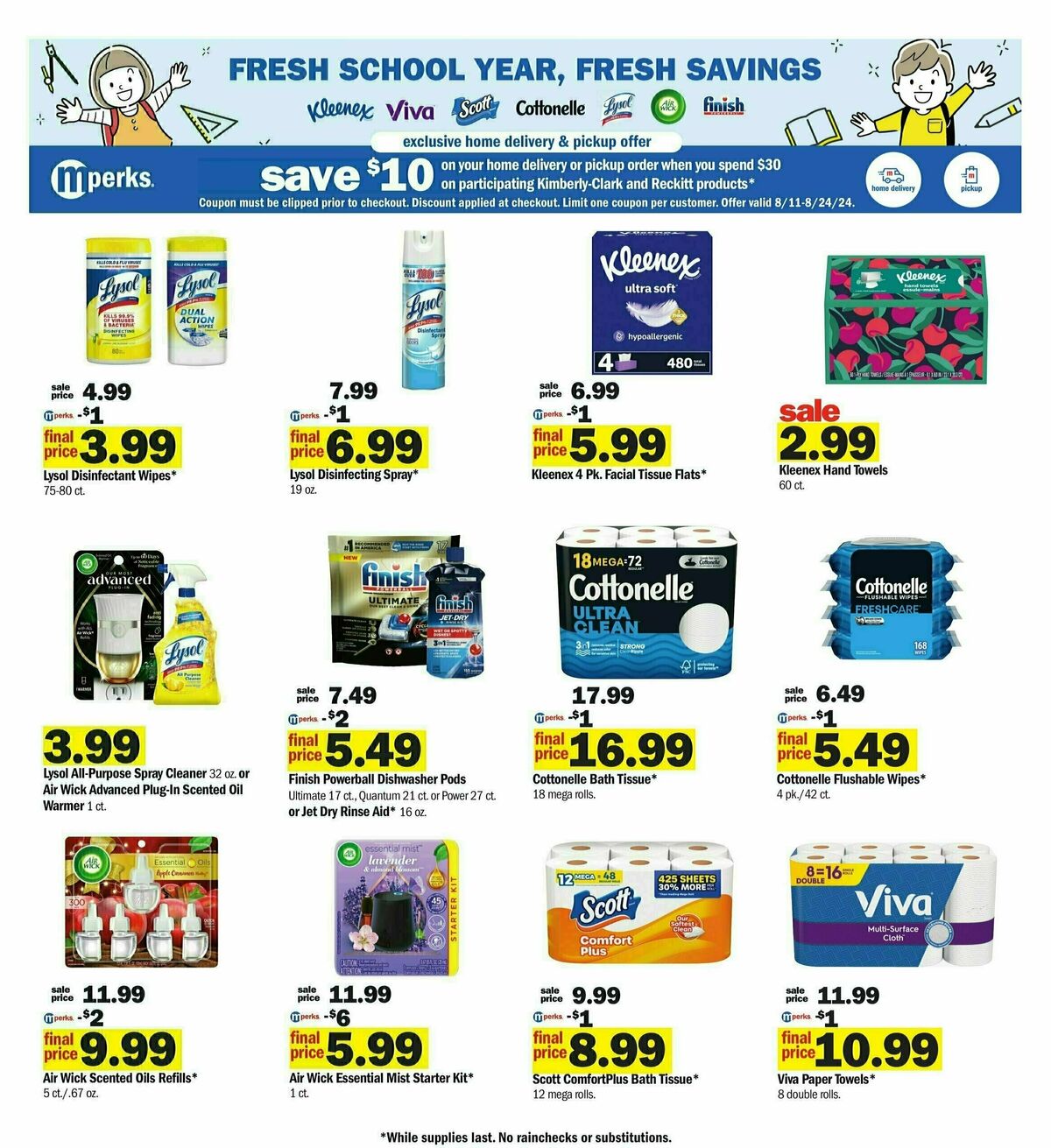 Meijer Weekly Ad from August 11