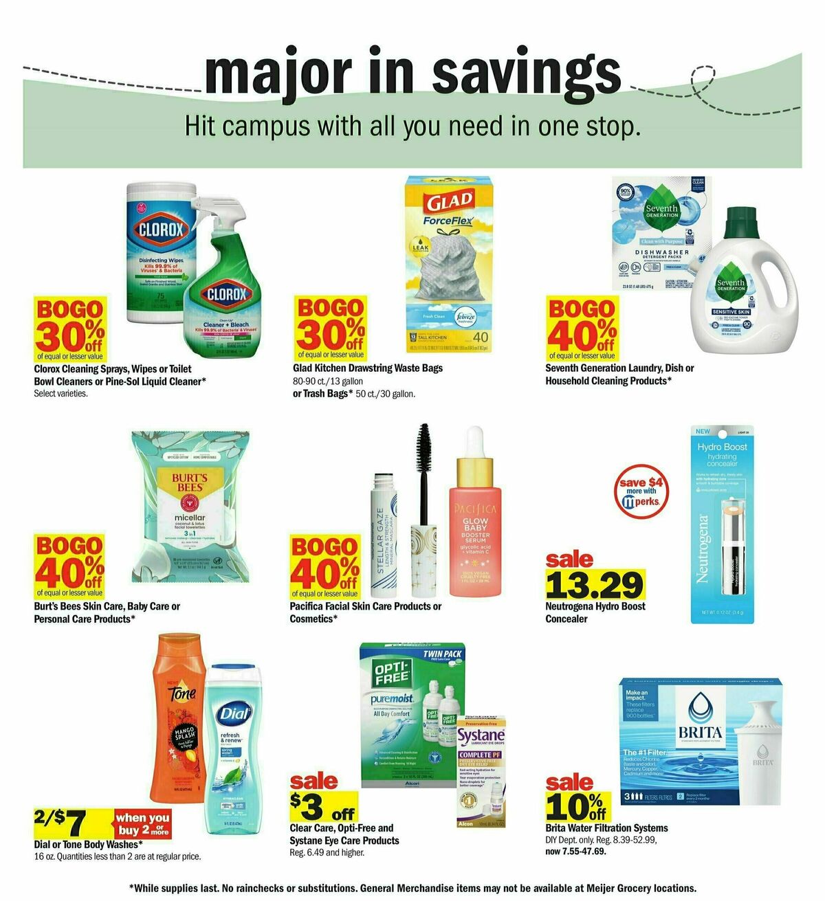 Meijer Weekly Ad from August 11