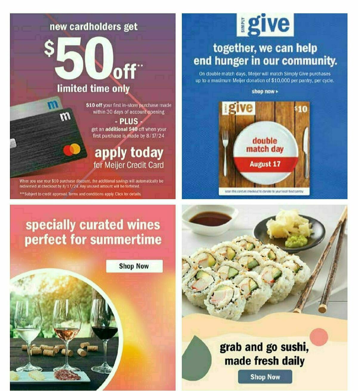 Meijer Weekly Ad from August 11