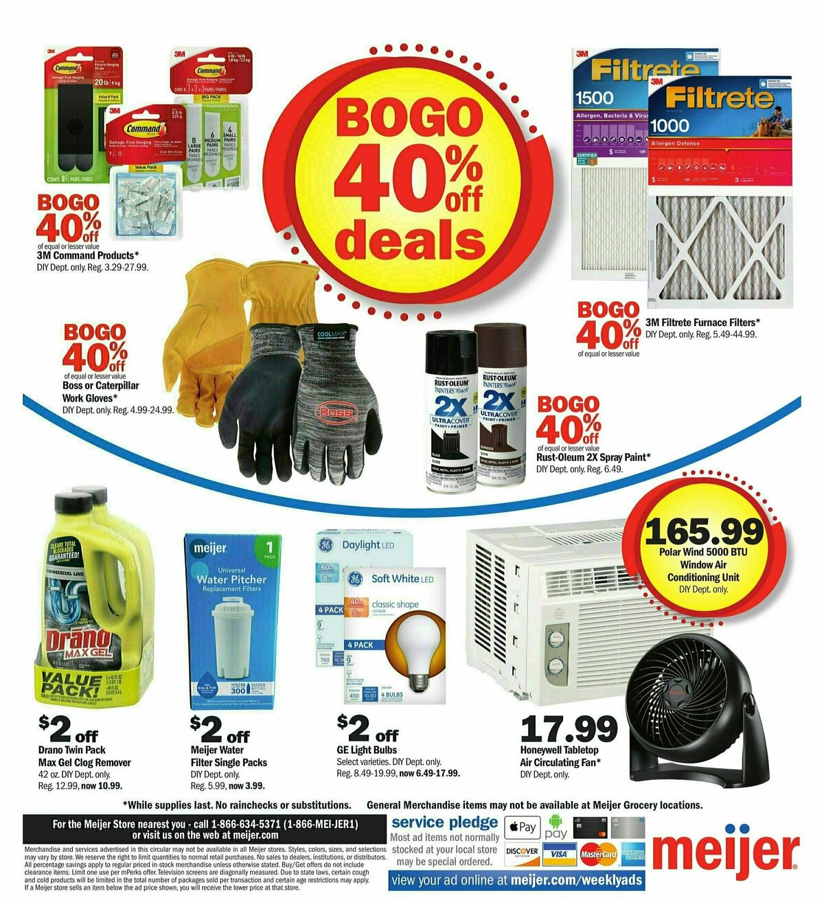 Meijer Back To School Essentials Weekly Ad from August 11