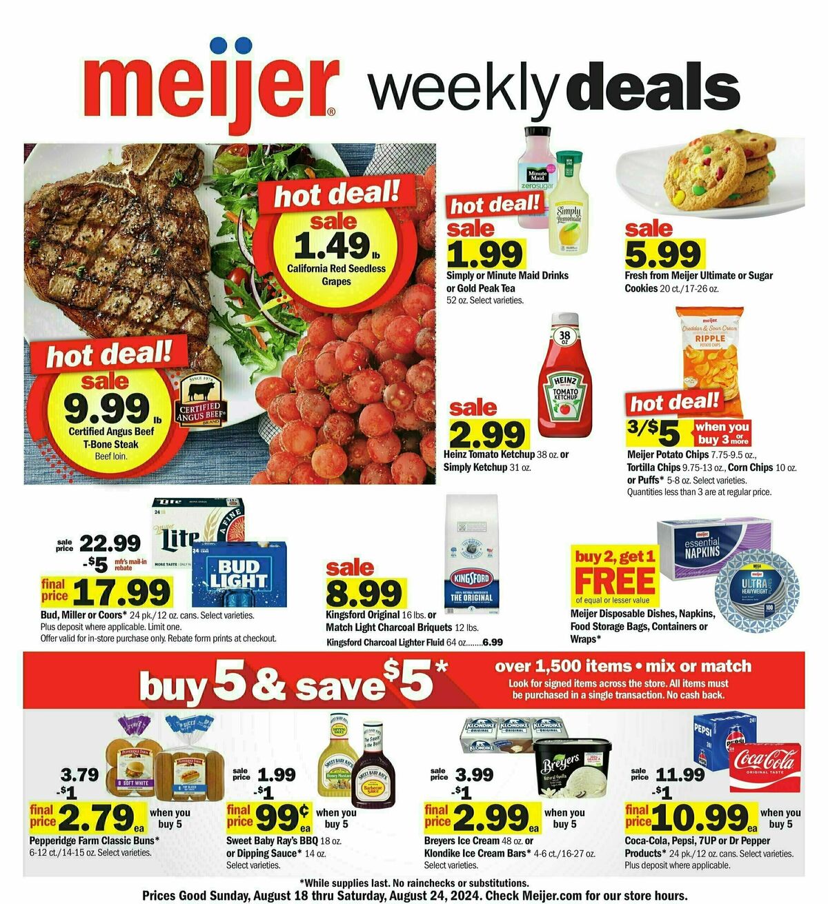 Meijer Weekly Ad from August 18