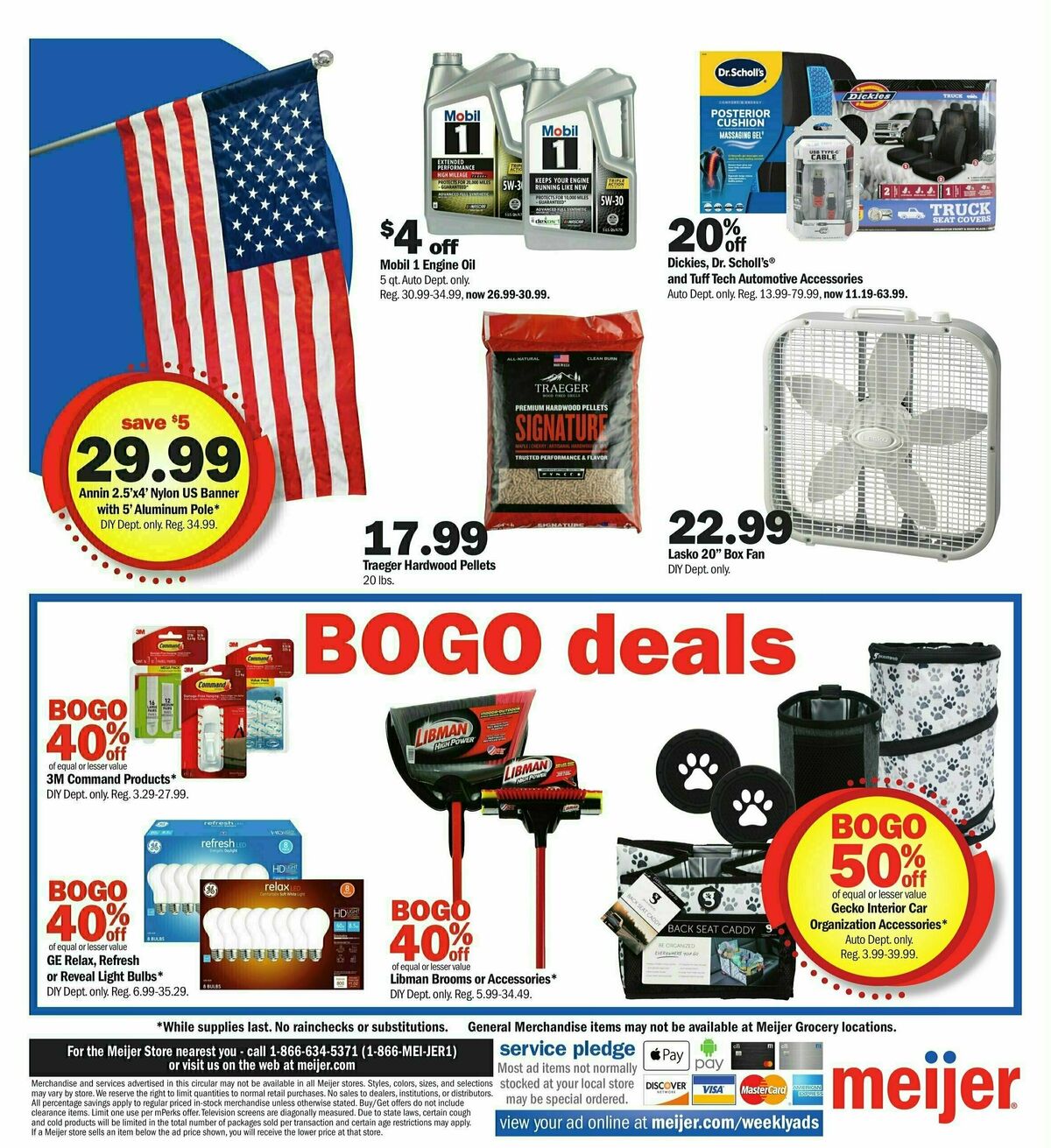 Meijer Back To School Weekly Ad from August 18