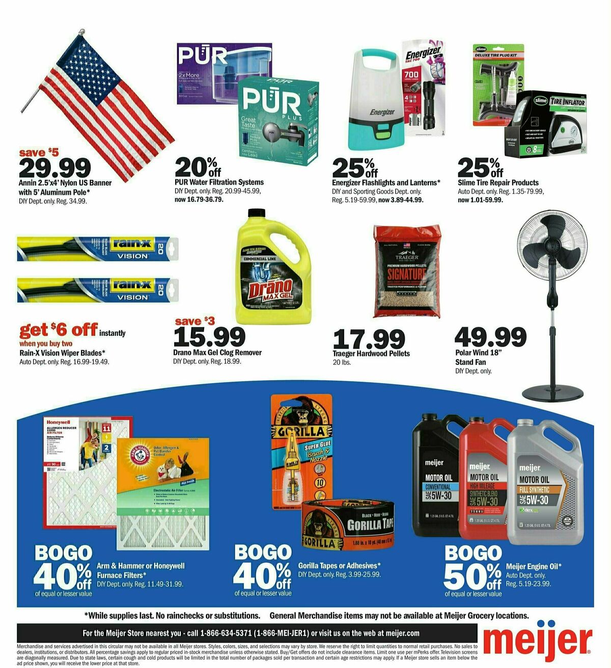 Meijer Back To School Weekly Ad from August 25