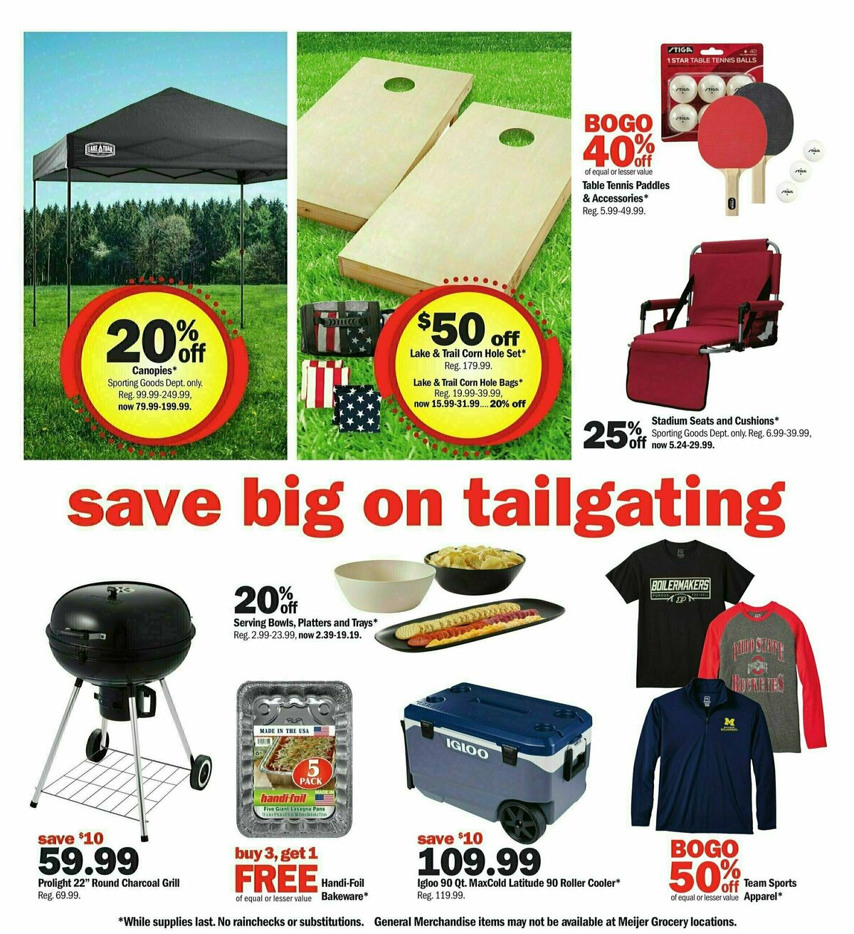 Meijer Back To School Weekly Ad from August 25