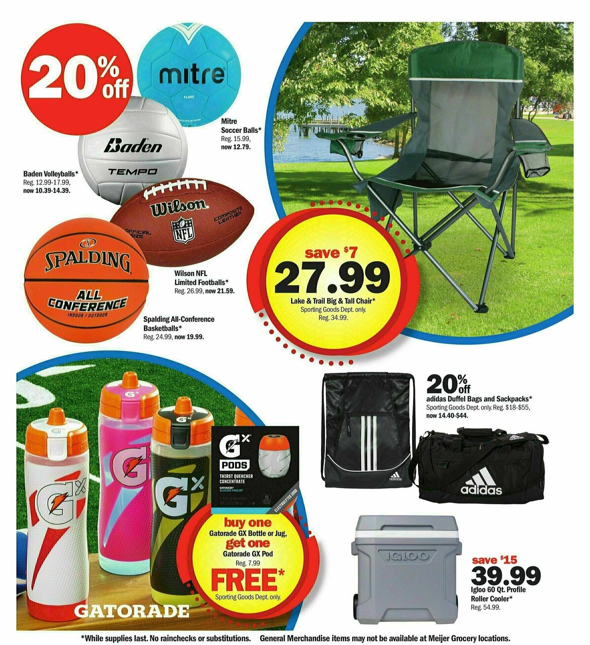 Meijer Back To School Weekly Ad from August 25