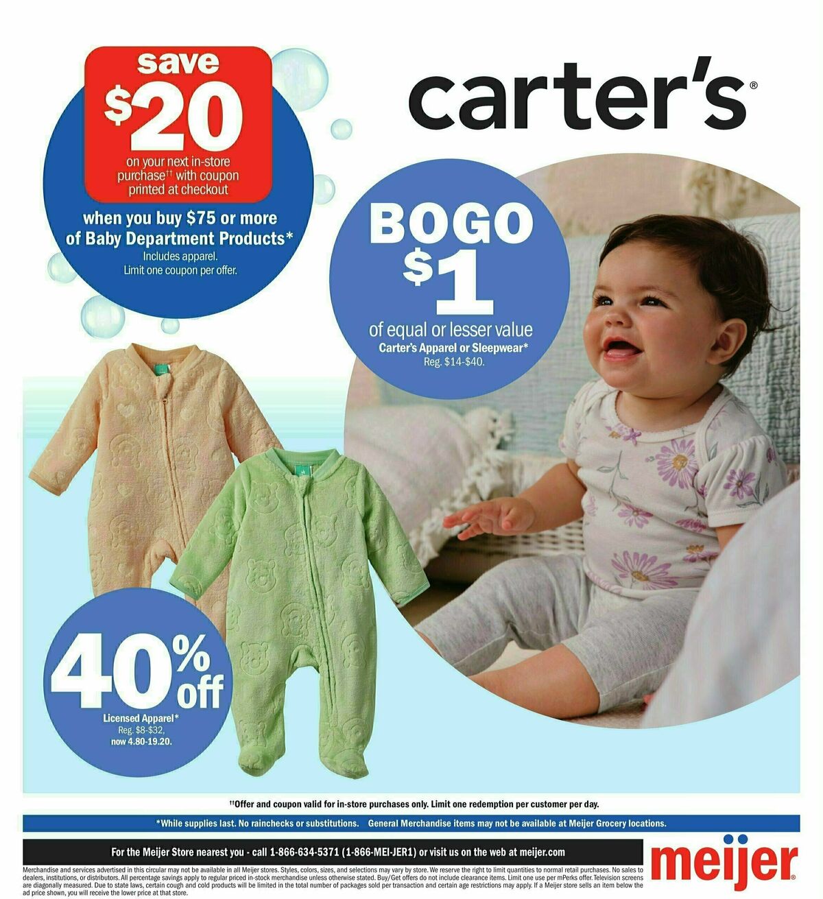 Meijer Baby Weekly Ad from August 25