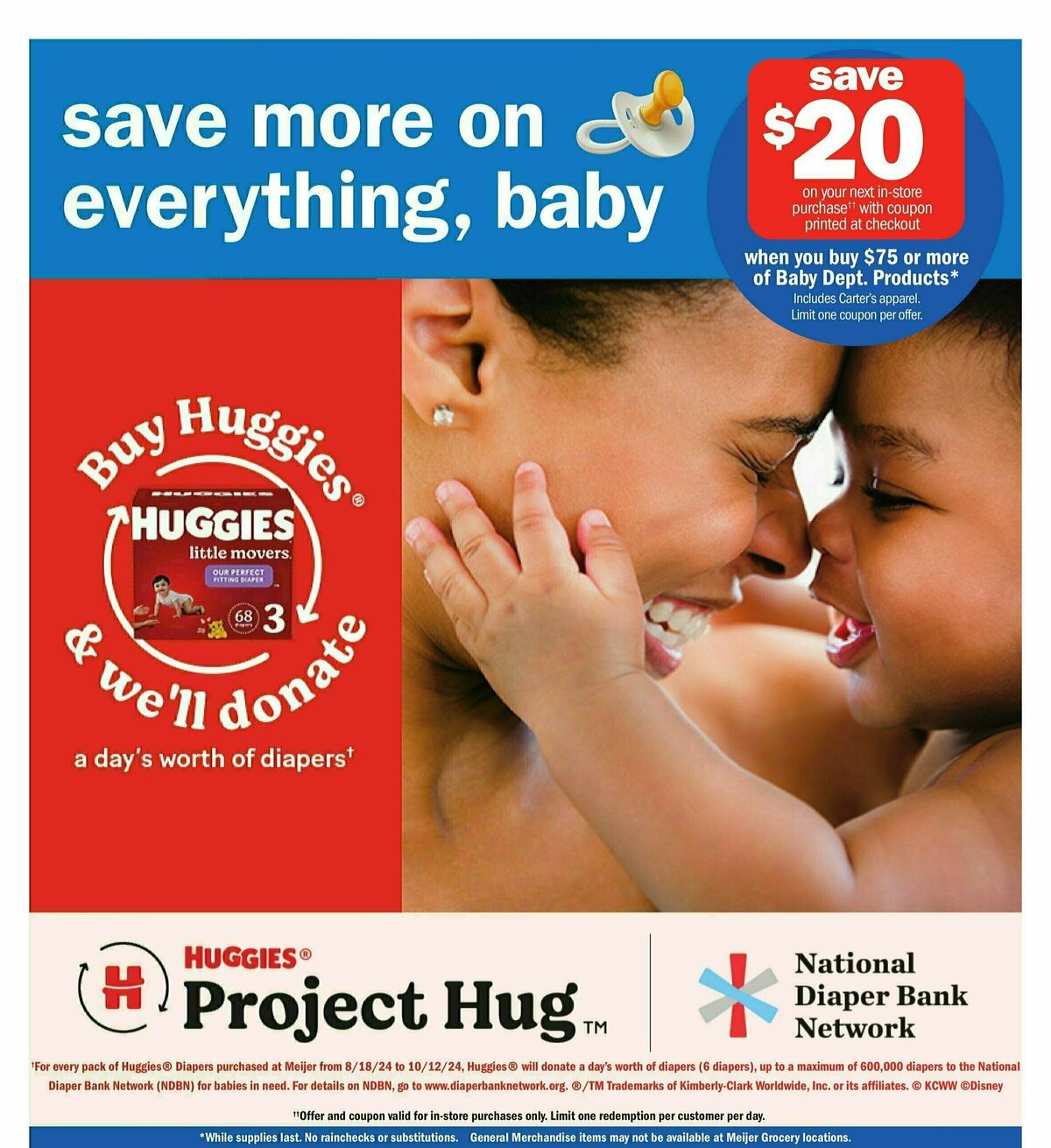 Meijer Baby Weekly Ad from August 25