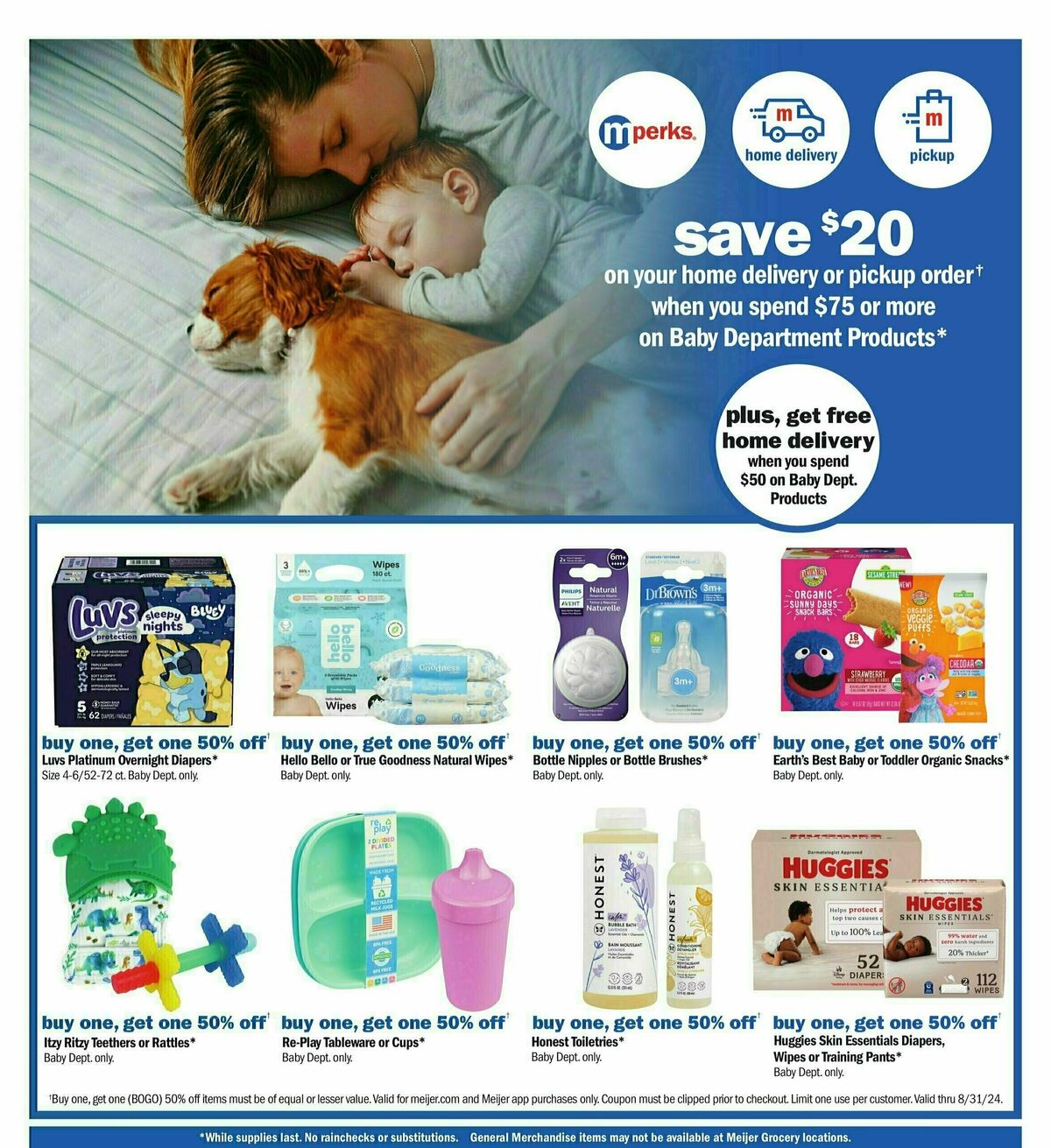 Meijer Baby Weekly Ad from August 25