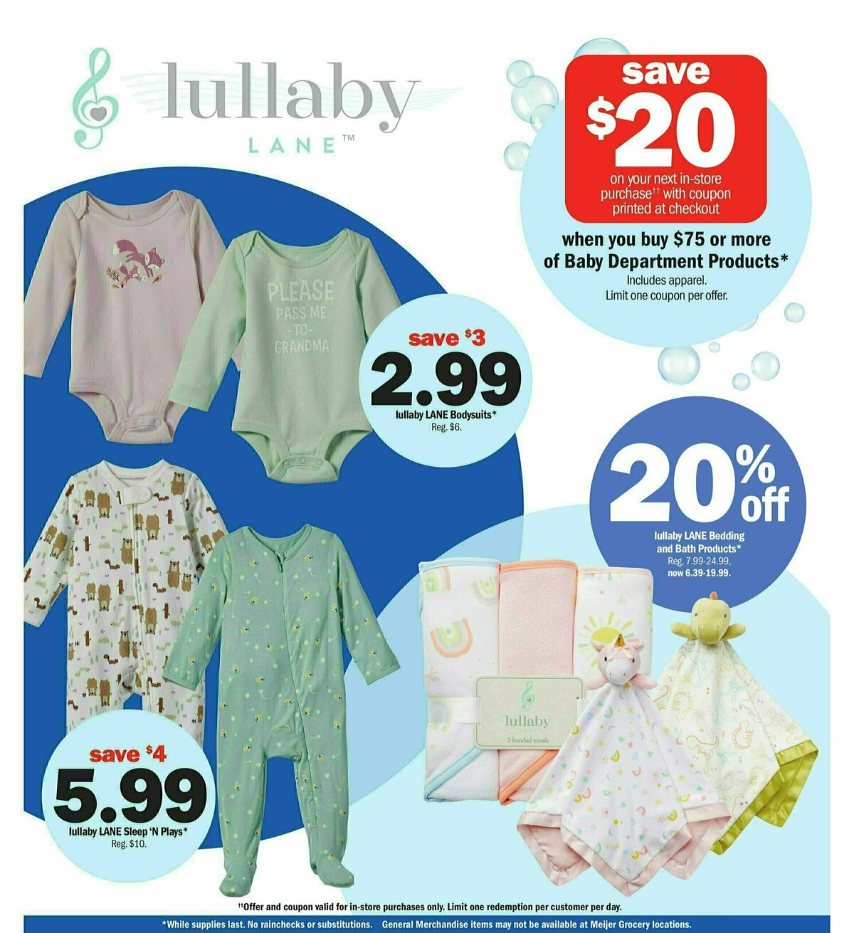 Meijer Baby Weekly Ad from August 25