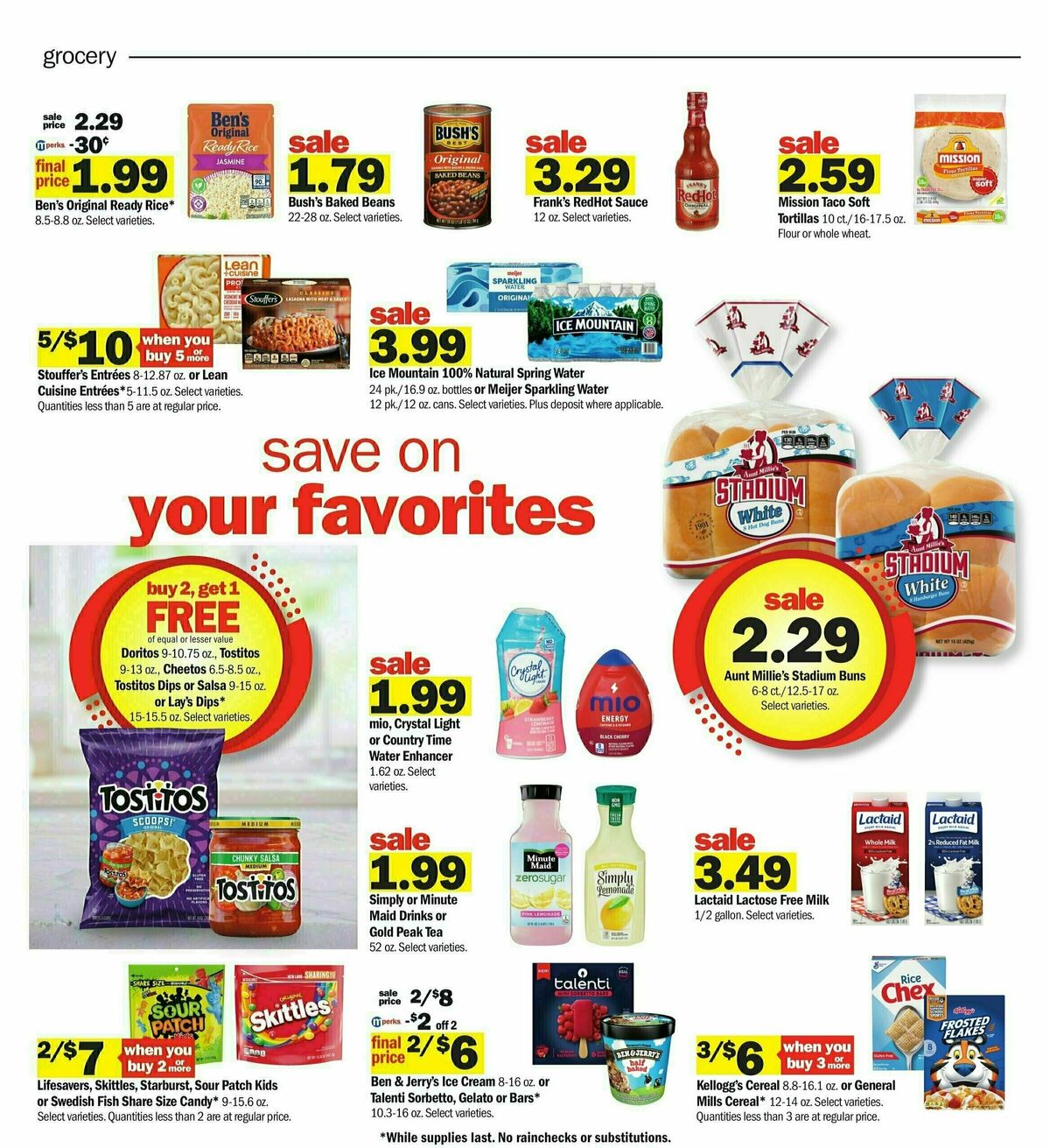 Meijer Weekly Ad from August 25