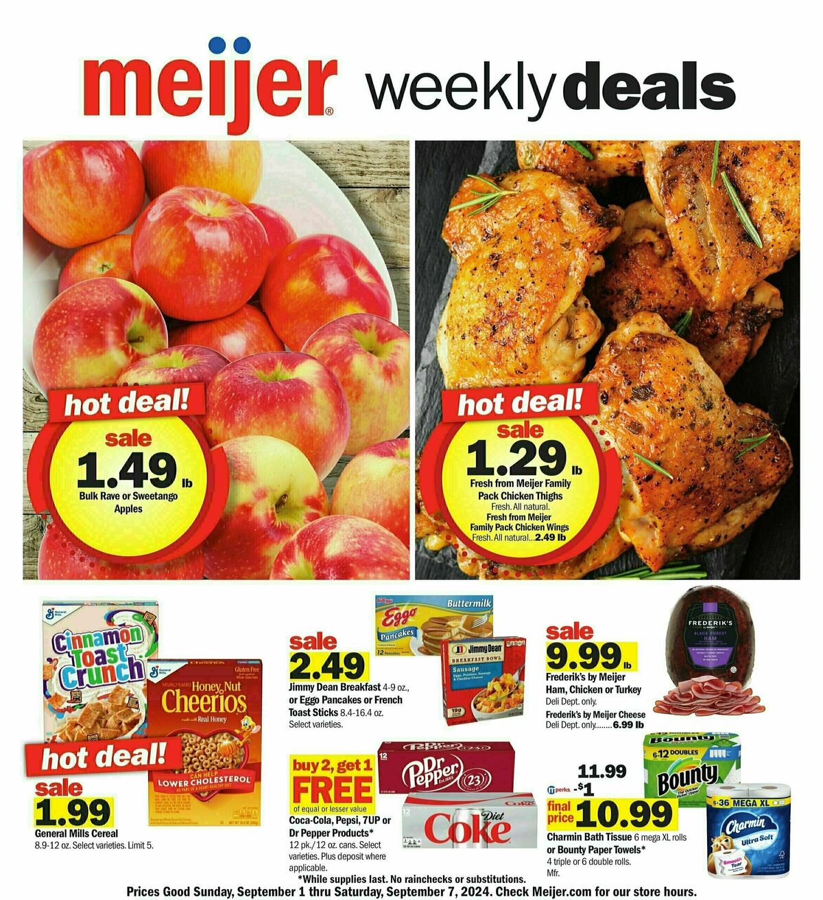 Meijer Weekly Ad from September 1