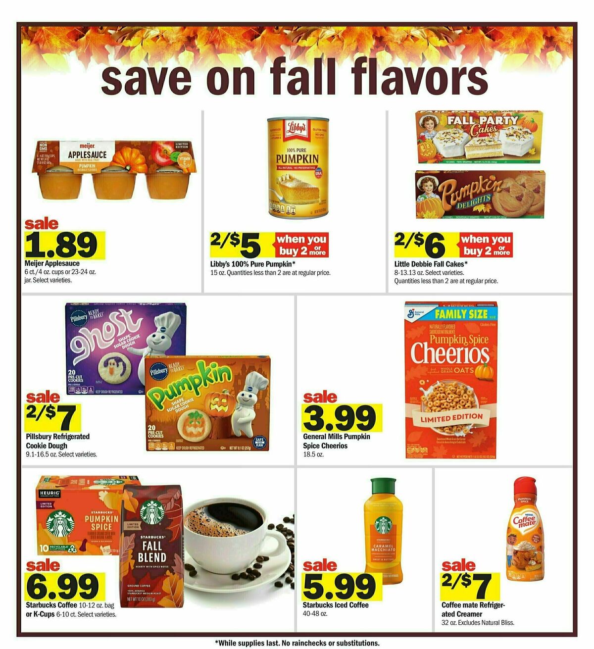 Meijer Weekly Ad from September 1