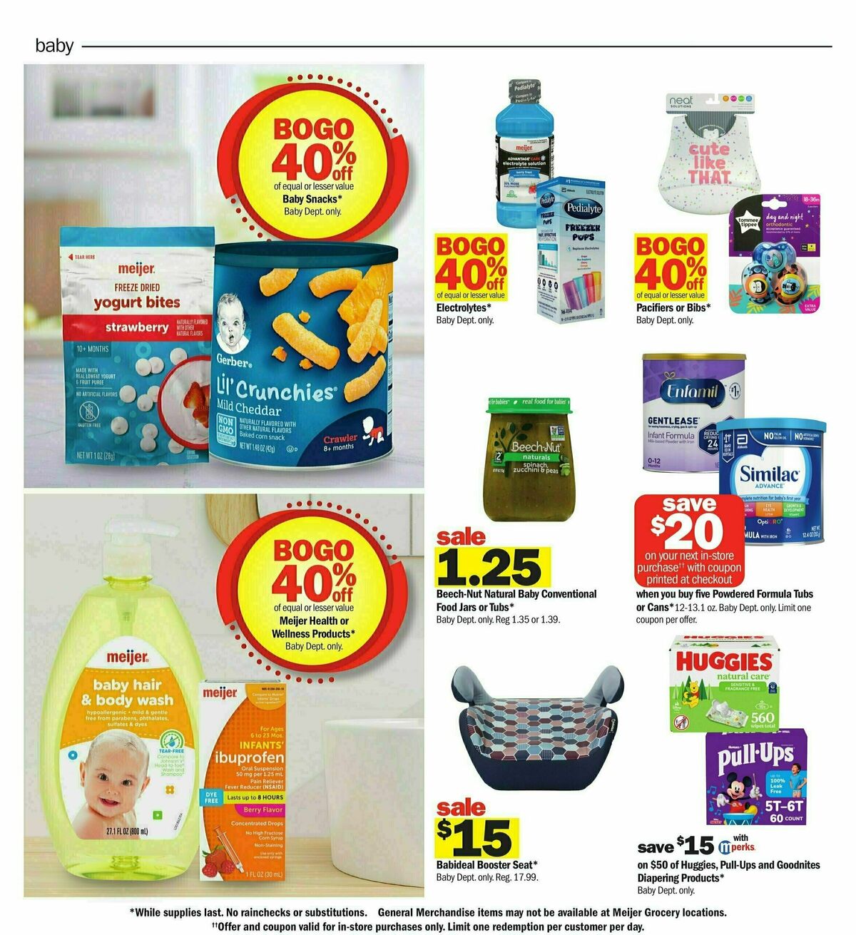 Meijer Weekly Ad from September 1