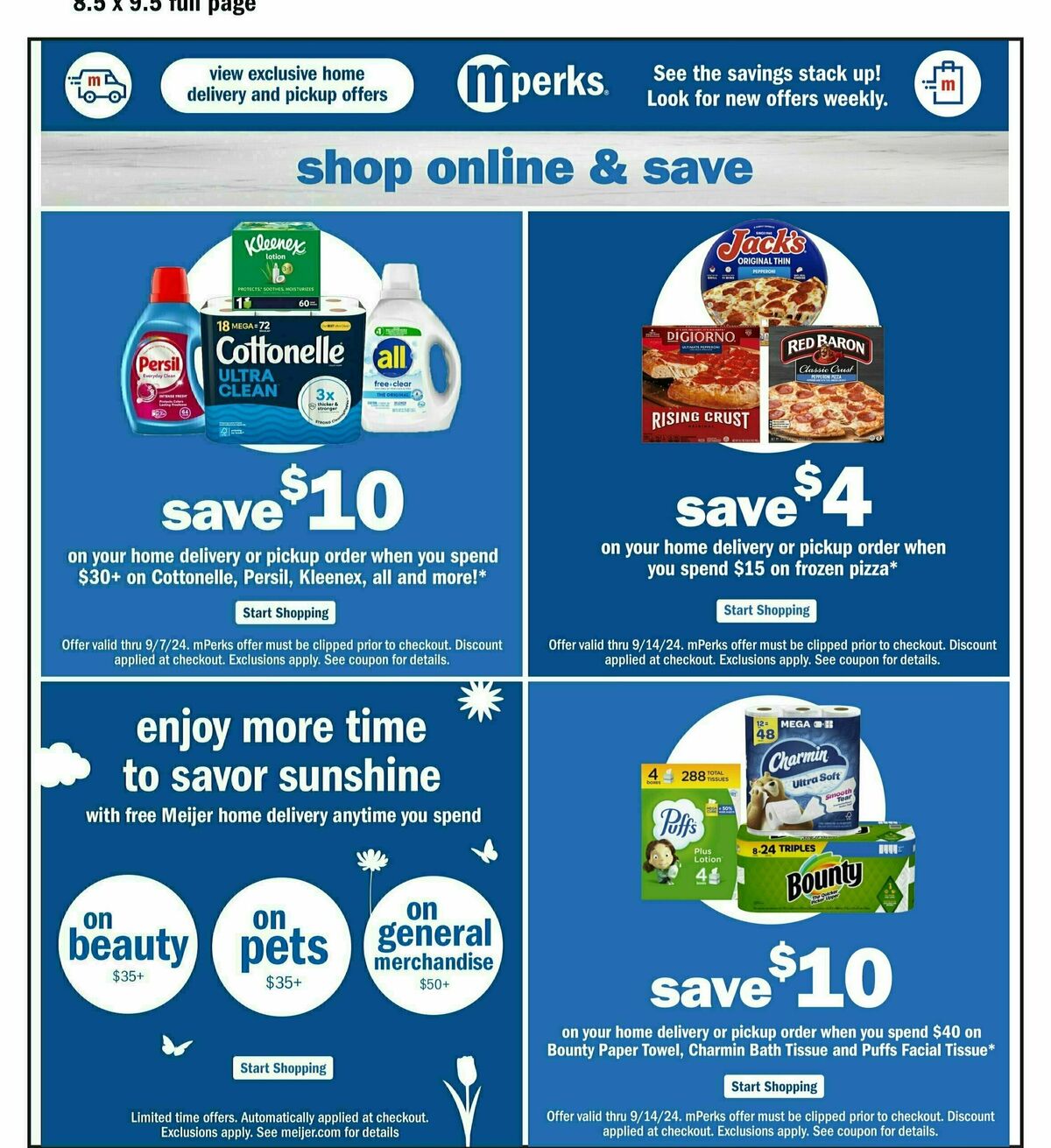 Meijer Weekly Ad from September 1