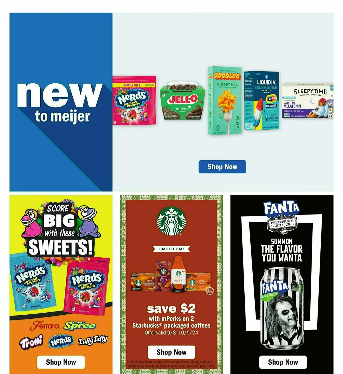 Meijer Weekly Ad from September 8