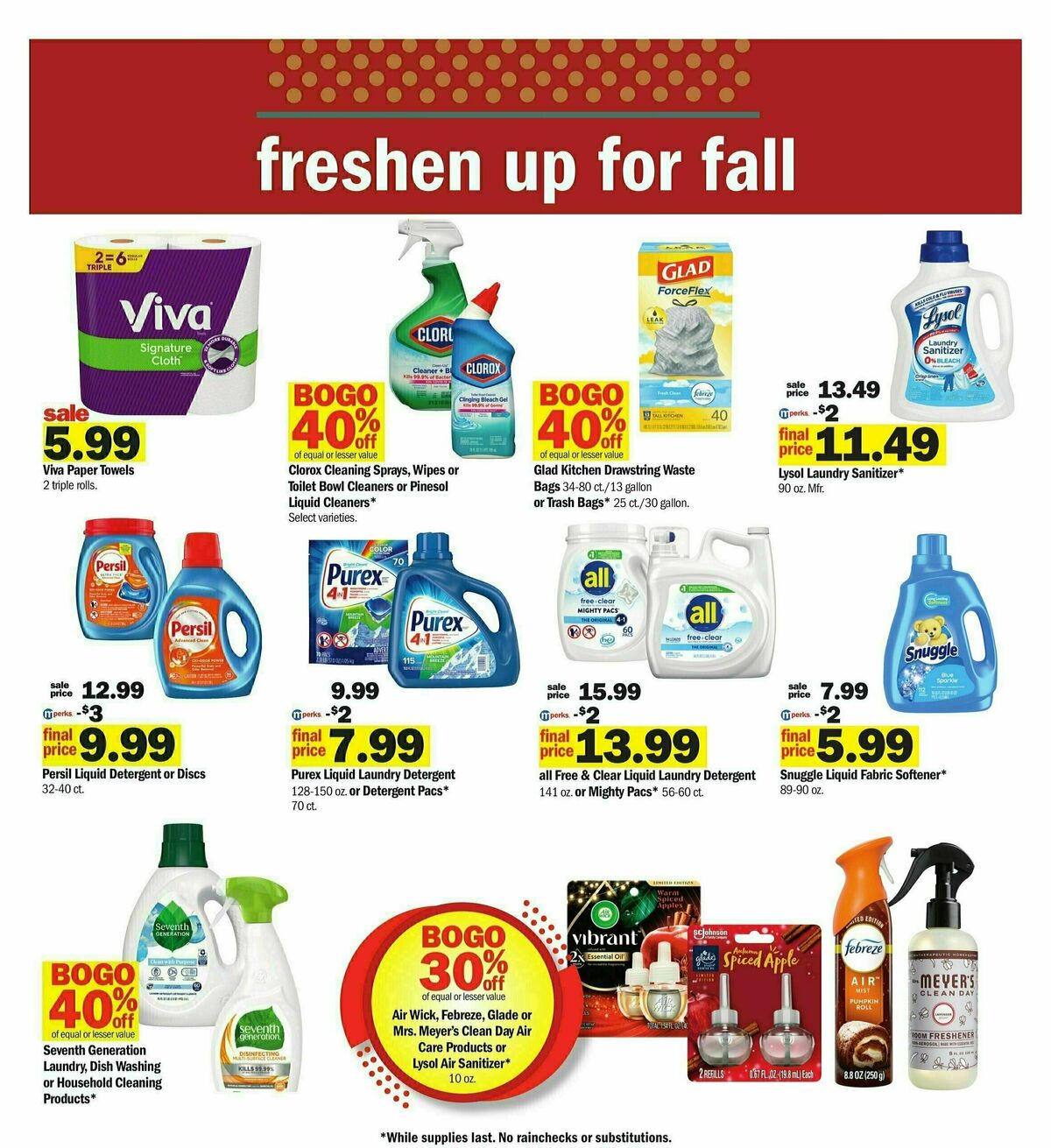 Meijer Weekly Ad from September 15