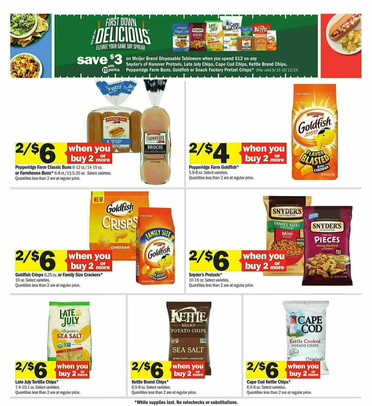 Meijer Weekly Ad from September 15