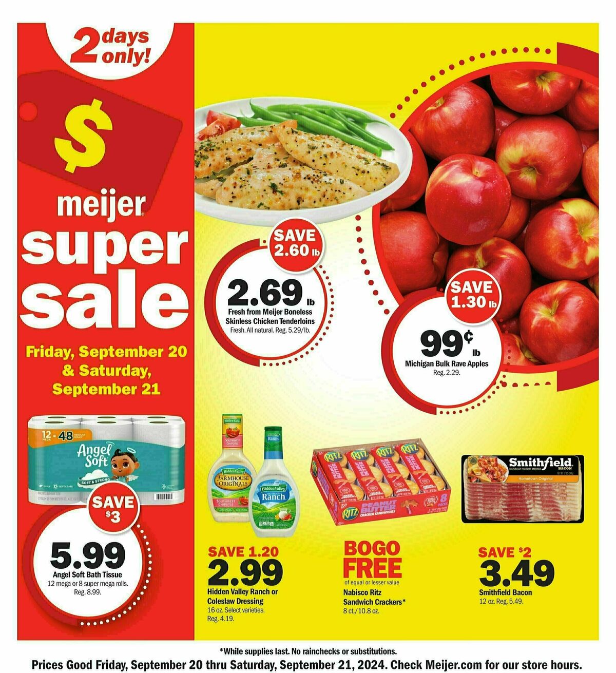 Meijer Super Sale Weekly Ad from September 20