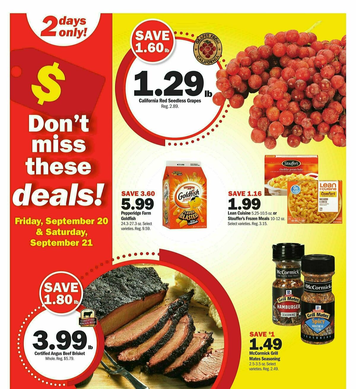 Meijer Super Sale Weekly Ad from September 20