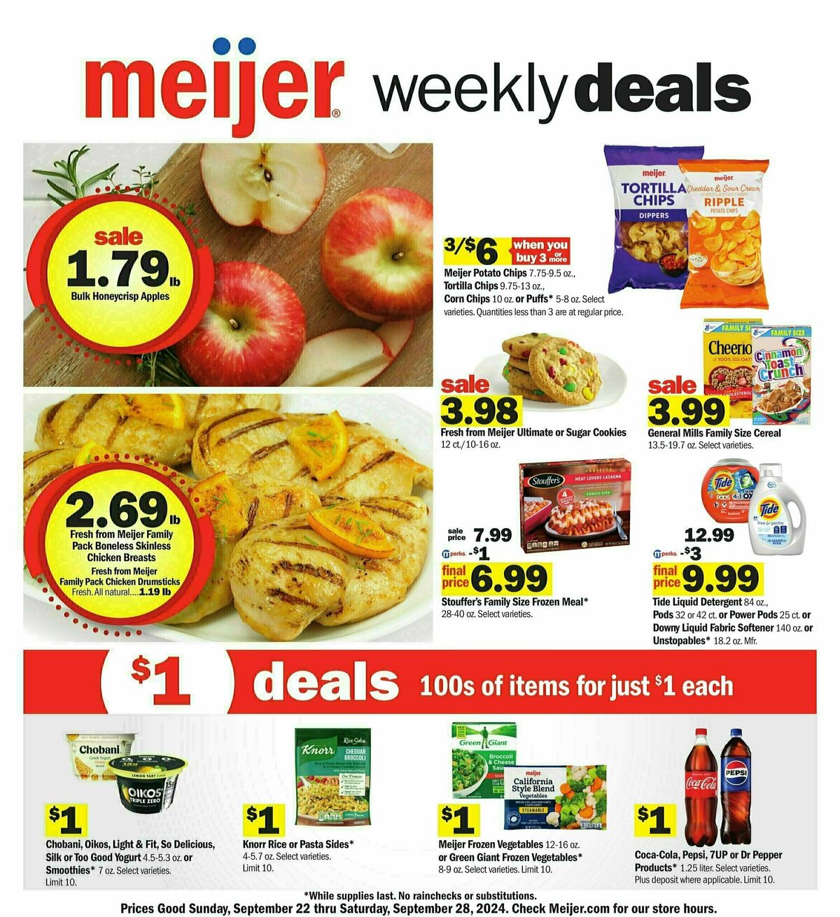 Meijer Weekly Ad from September 22