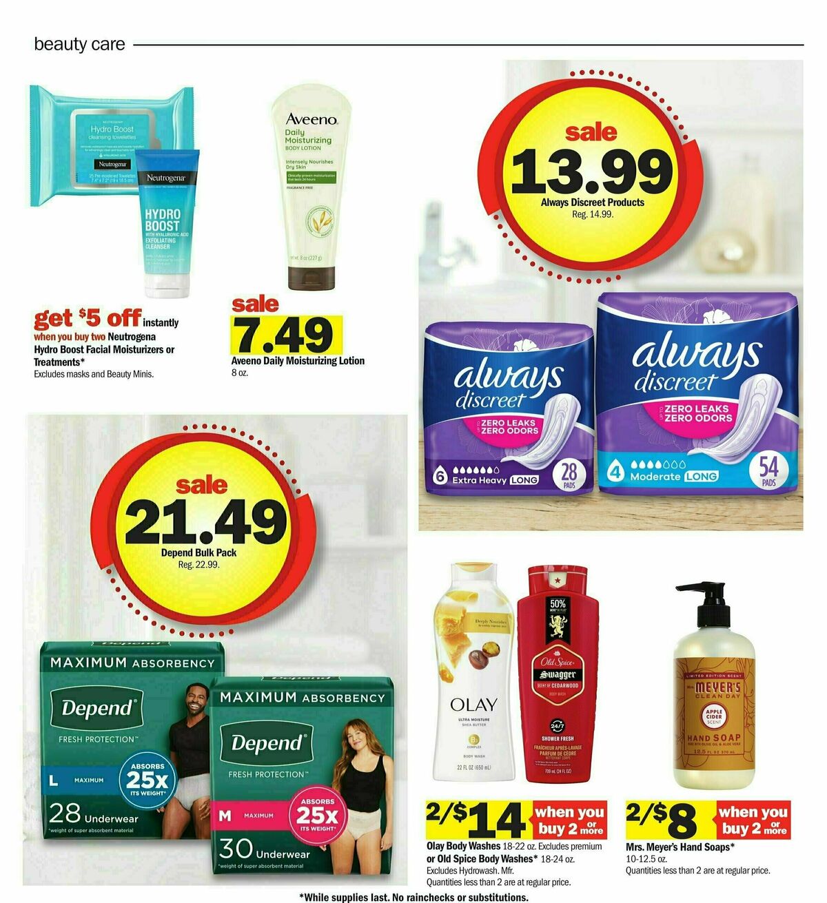 Meijer Weekly Ad from September 22