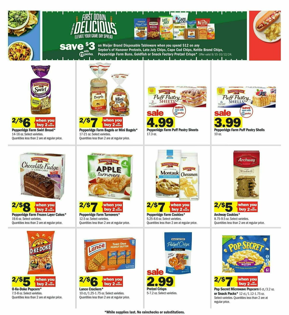 Meijer Weekly Ad from September 22