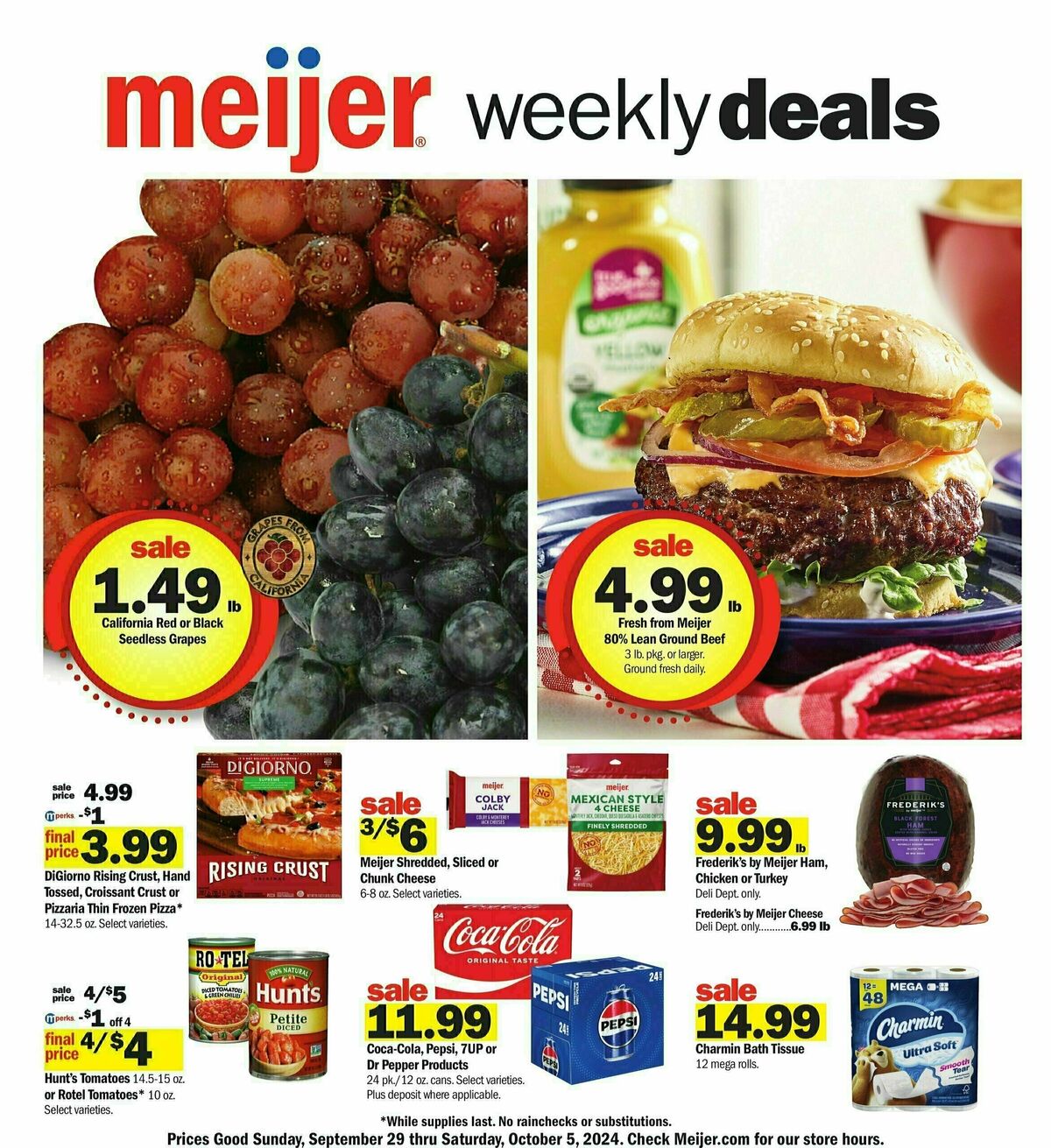 Meijer Weekly Ad from September 29