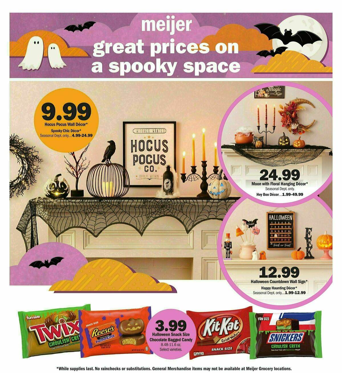 Meijer Great prices on a spooky space Weekly Ad from September 29