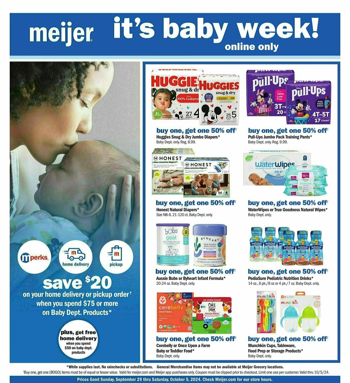 Meijer Baby Weekly Ad from September 29