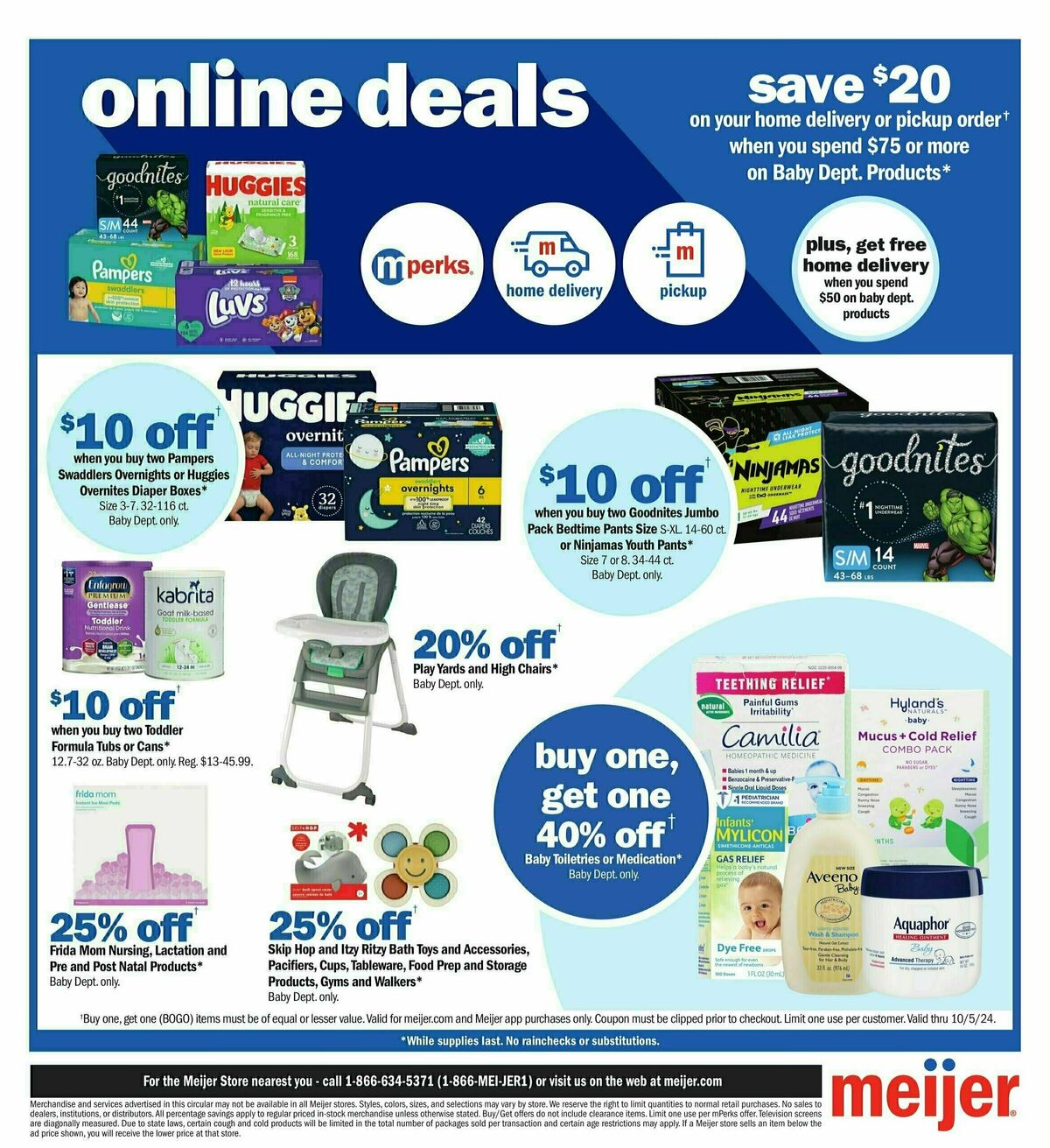 Meijer Baby Weekly Ad from September 29