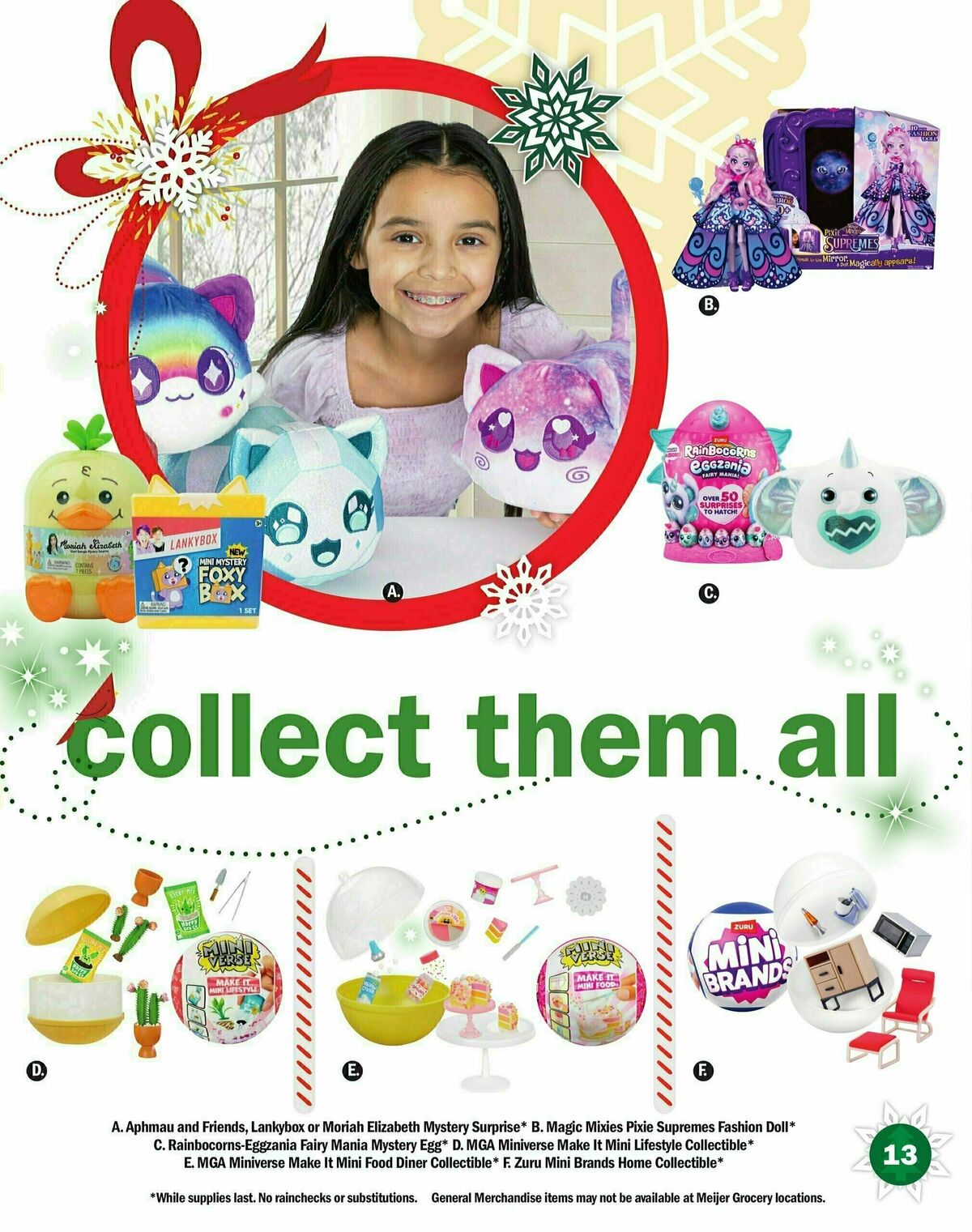 Meijer Holiday Gift Guide Weekly Ad from October 6