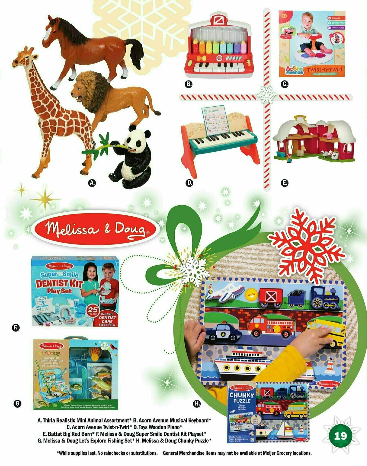 Meijer Holiday Gift Guide Weekly Ad from October 6