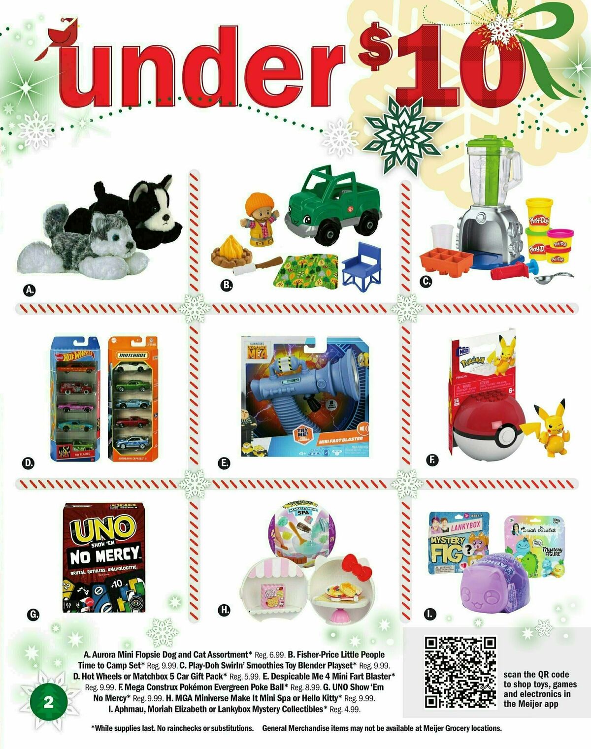 Meijer Holiday Gift Guide Weekly Ad from October 6