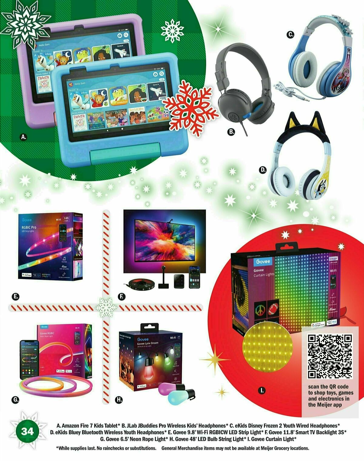 Meijer Holiday Gift Guide Weekly Ad from October 6