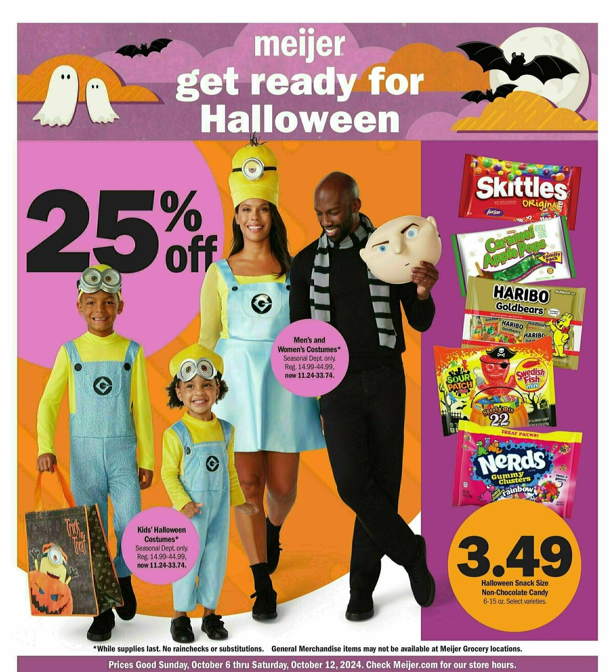 Meijer Get Ready for Halloween Weekly Ad from October 6